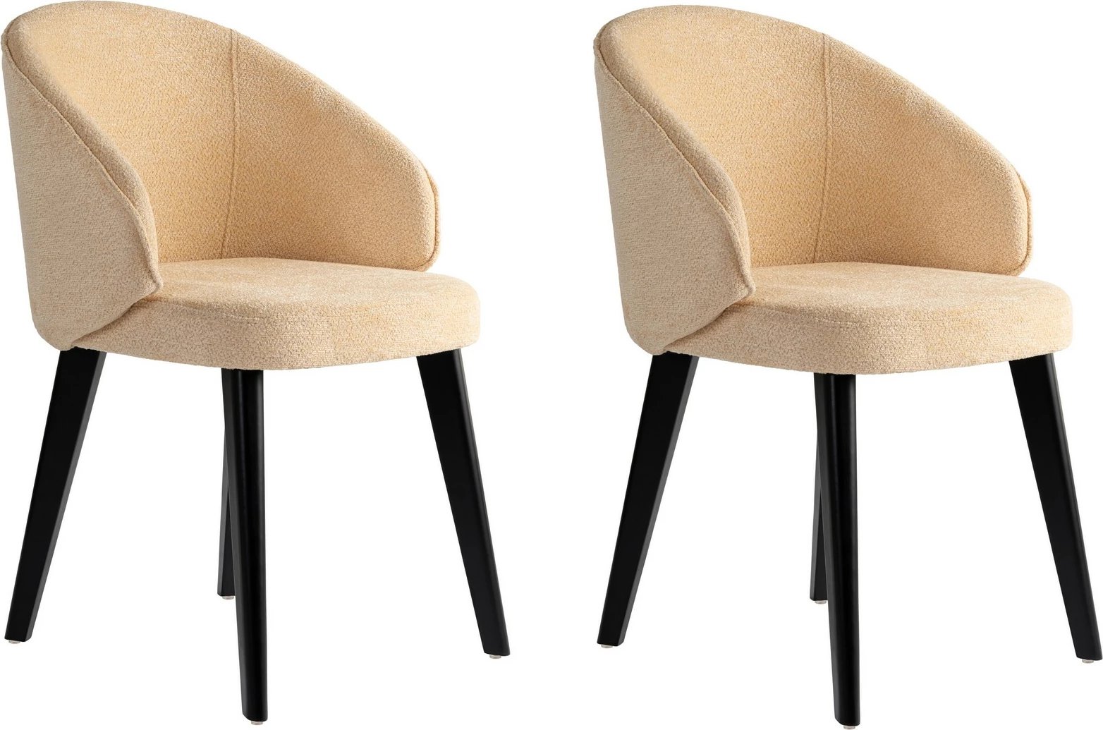 Set karrigesh (2 copë), Skye Decor, Bentley, bezhë, e zezë