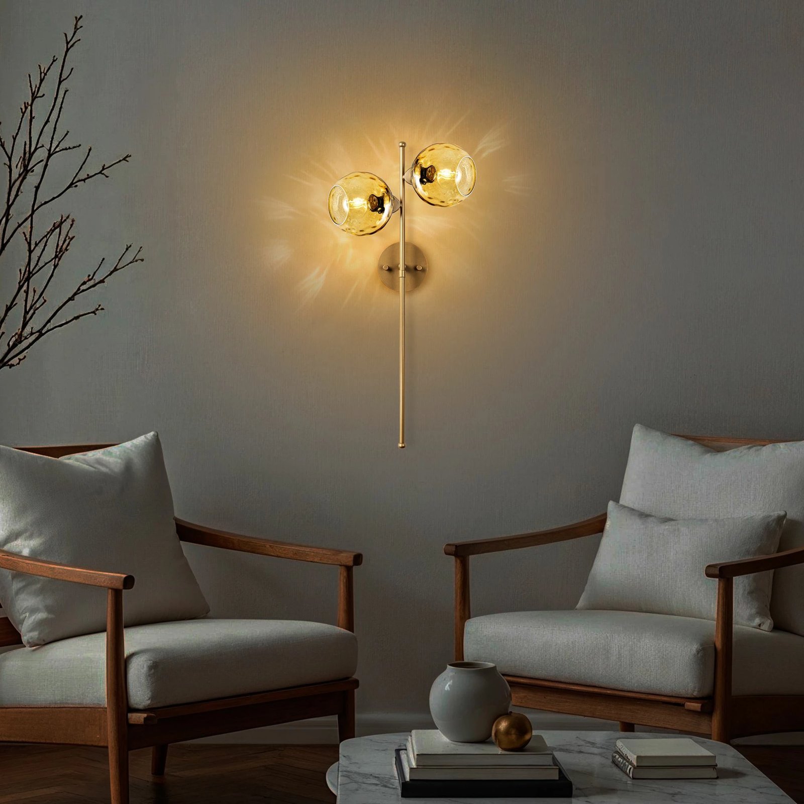 Llambë muri Opviq, Benek - 15 - 14424, ngjyrë e verdhë dhe ari