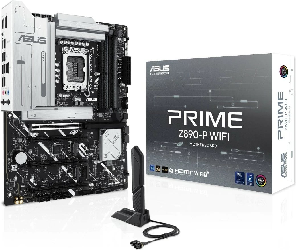 Pllakë amë Asus PRIME Z890-P WIFI, ATX, LGA1851, DDR5, WiFi, e zezë
