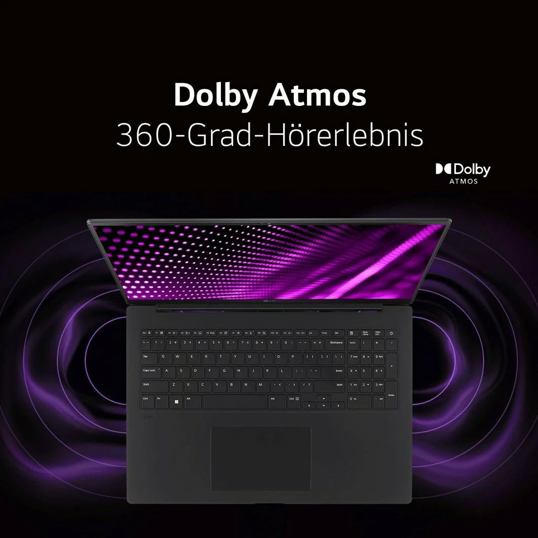 Kompjuter portativ LG gram Pro 17Z90SP-G.AA78G, Core Ultra 7 155H, 16GB/1TB, IPS, e zezë