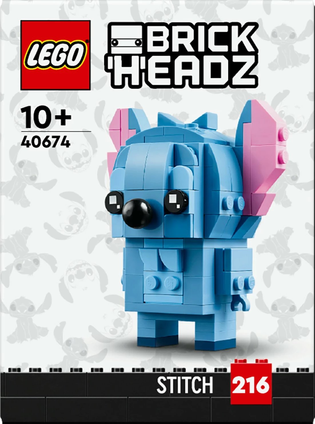 Set ndërtimi LEGO BrickHeadz 40674 Stitch, 152 pjesë, multikolor