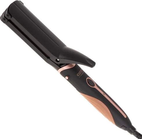 Set stilues flokësh 5-në-1, Adler Camry, CR 2024, 1200W, kordon rrotullues, ngjyrë e zezë/rozë metalike, set