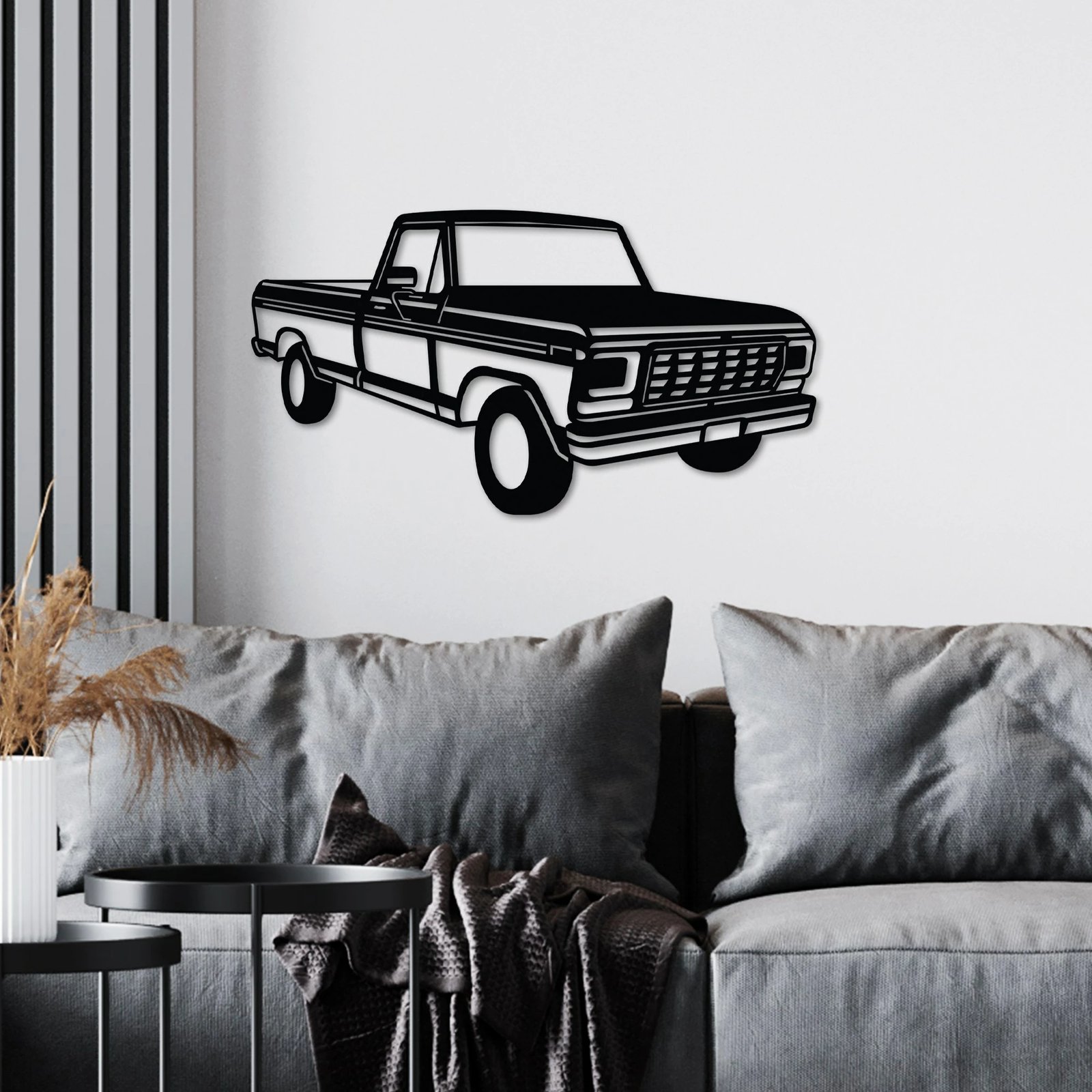 Aksesor dekorativ metalik për mur, Wallity, FORD F-250 Ranger Pickup