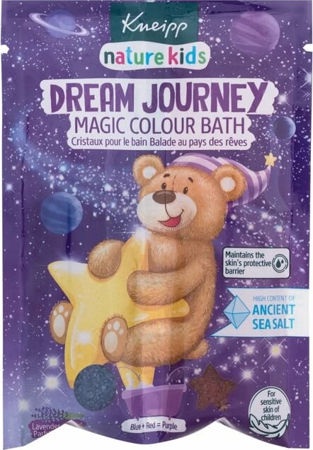 Kripë për banjë për fëmijë Kneipp Dream Journey Magic Colour, 40g