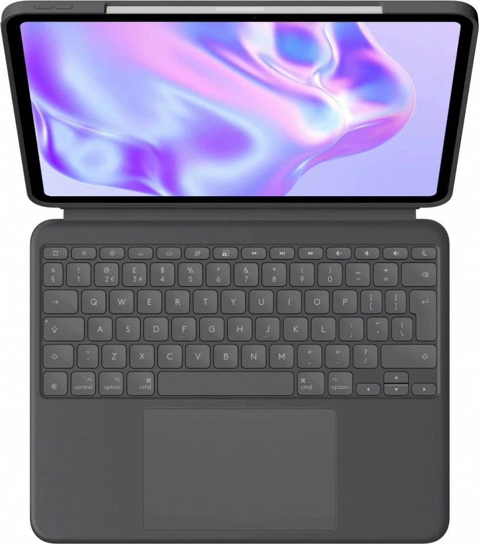 Mbështjellës Logitech Combo Touch me tastierë për iPad Pro 11 M4, Grafit