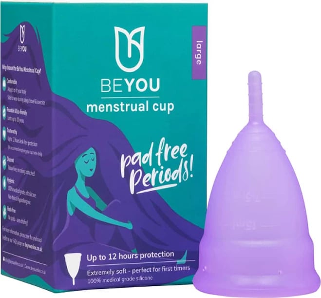 Kupë menstruale BeYou Large unisex vjollcë