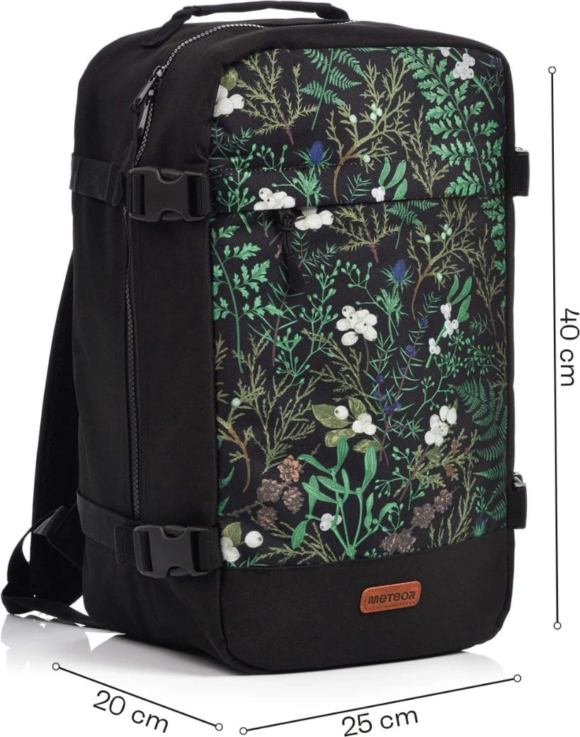 Çantë shpine Meteor unisex, e zezë-gjelbër Çantë shpine Meteor unisex, e zezë-gjelbër