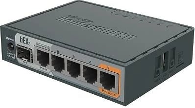 Router MikroTik hEX S, Gigabit Ethernet, i zi