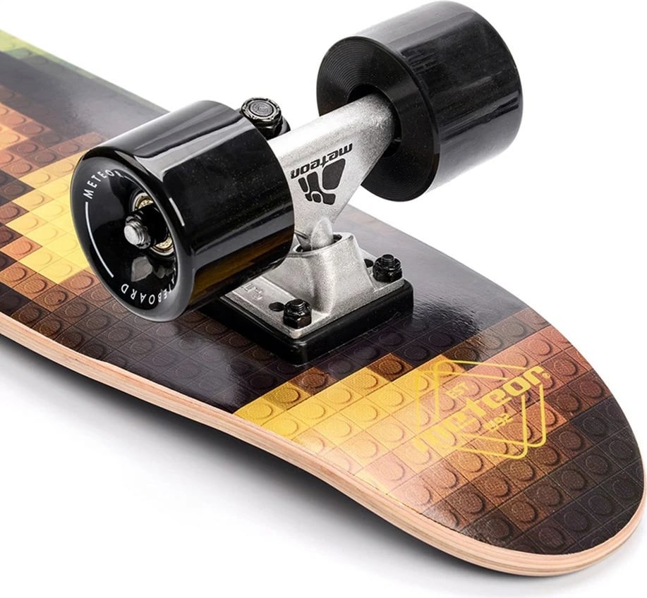 Skateboard Meteor Mona Lisa 22592, D1335, alumini, pattern
