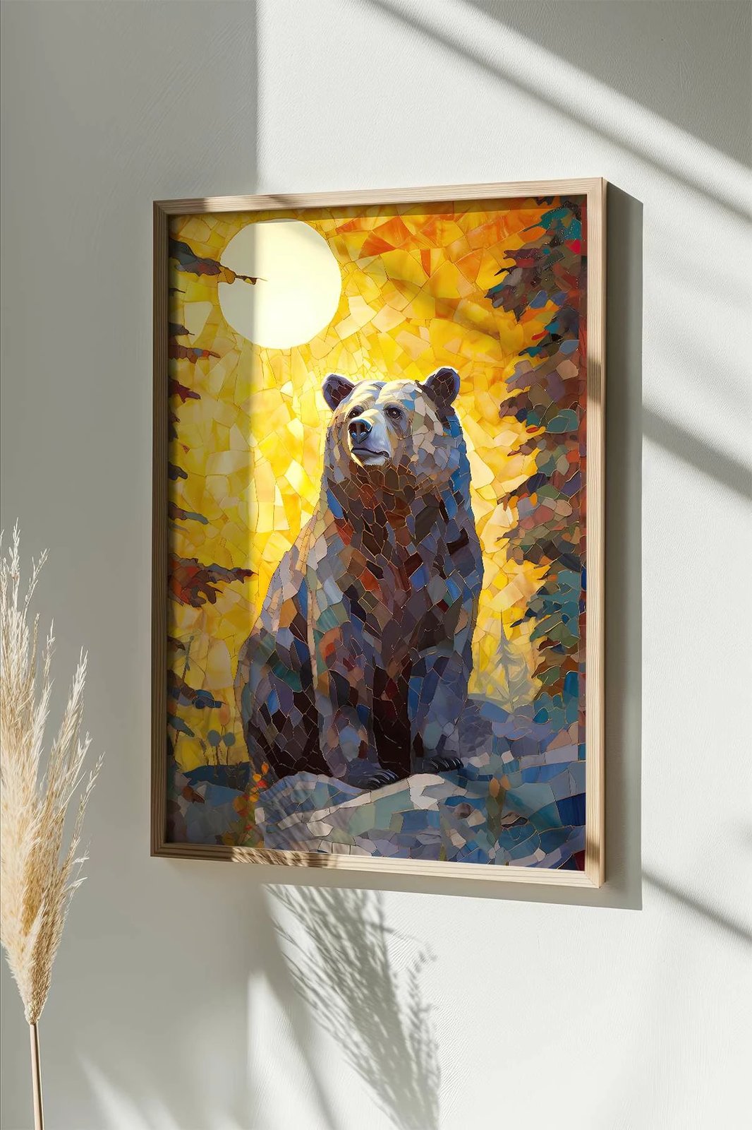 Pikturë dekorative me kornizë, Wallity, Mscartmdl30, shumëngjyrëshe, 33x48cm