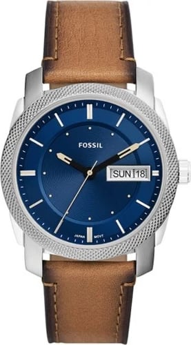 Orë dore për meshkuj Fossil MACHINE, e kaltër