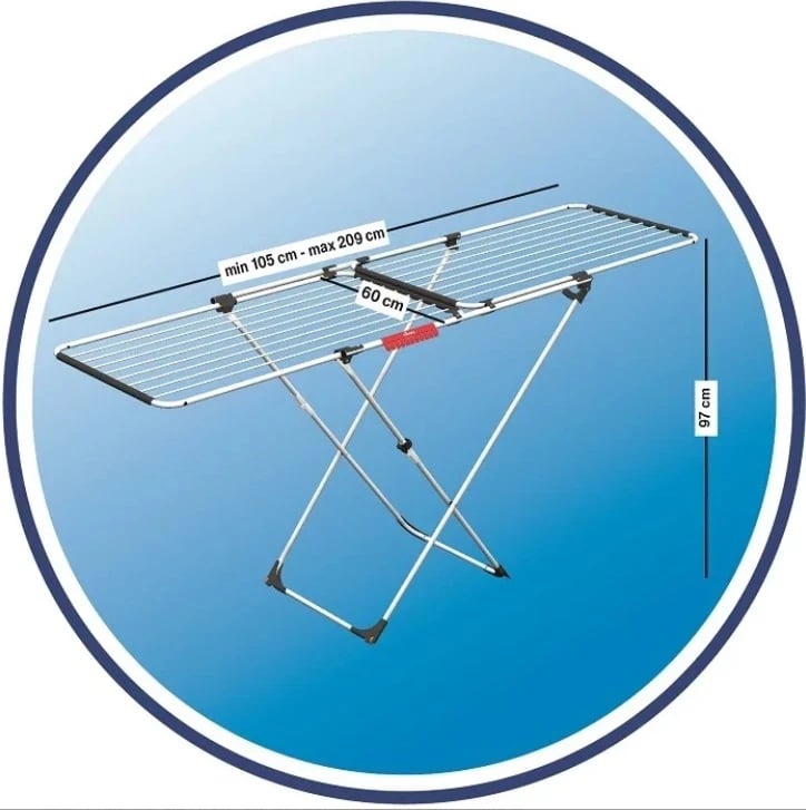 Tharëse për rroba Vileda Doble, e bardhë