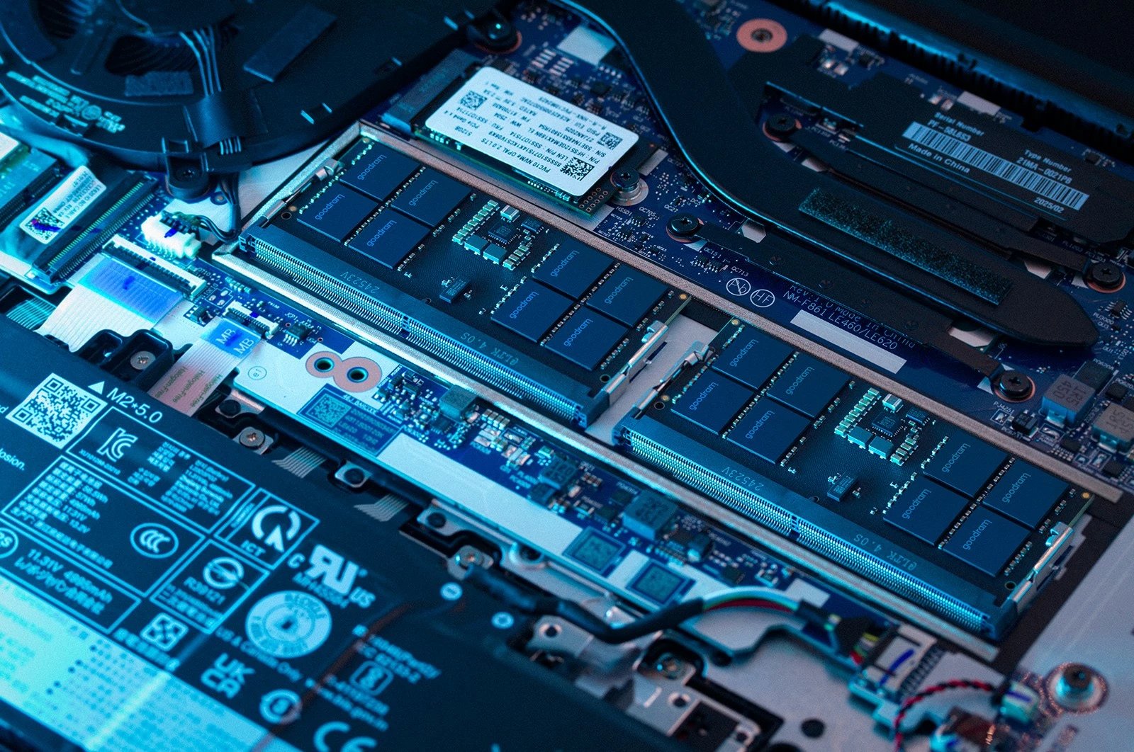 RAM Memorje SODIMM për laptop, GOODRAM, GR00C5-64L52S/32GDC, DDR5 6400 MHz CL52 32GB, set 2x16GB