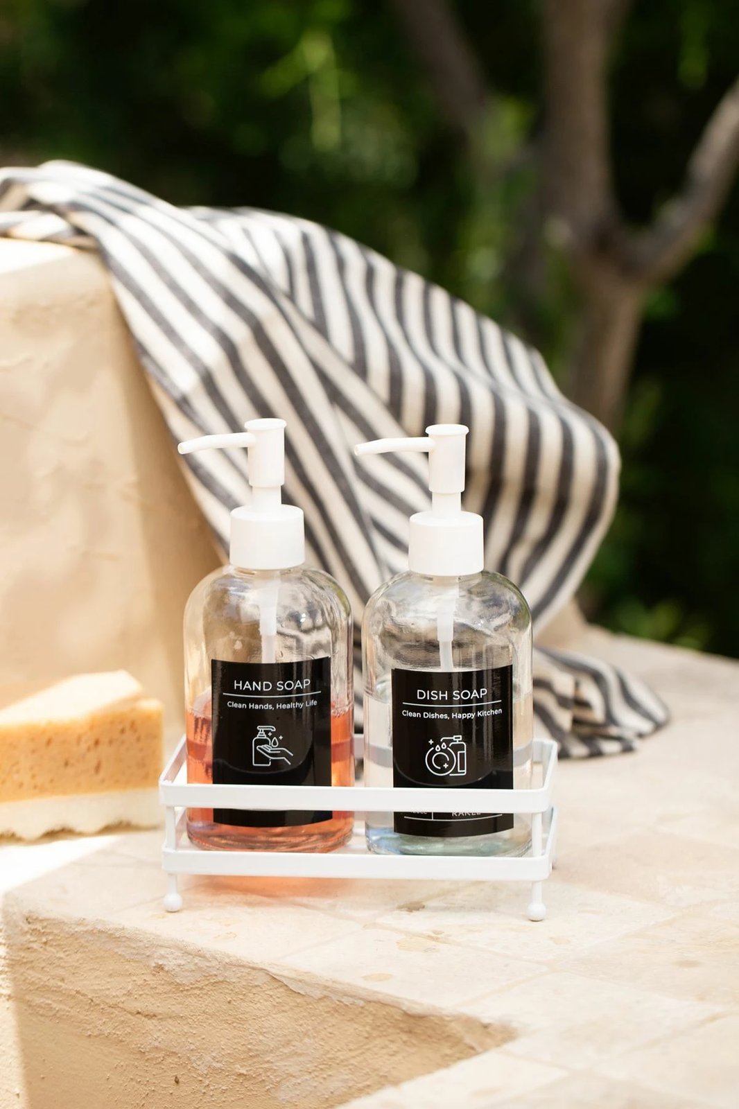 Set dozatorësh për sapun (3 copë), Hermia Concept, i zi