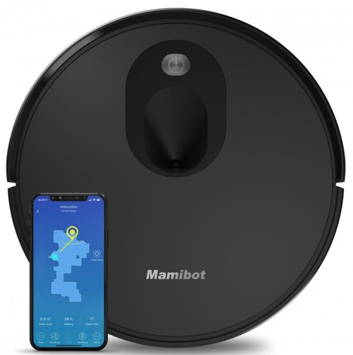 Fshesë robotike Mamibot ExVac680S, e zezë