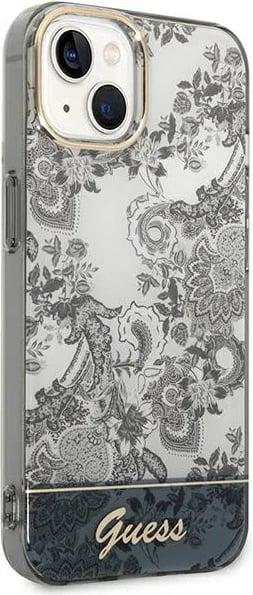 Mbështjellës Guess Porcelain Collection për iPhone 14 Plus 6.7", Gri Mbështjellës Guess Porcelain Collection për iPhone 14 Plus 6.7", Gri