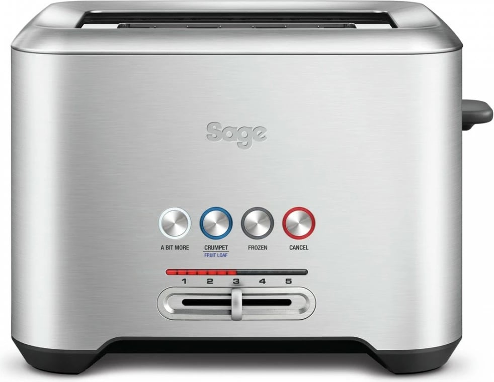 Toaster Sage STA720BSS, 2 feta, çelik i furçuar