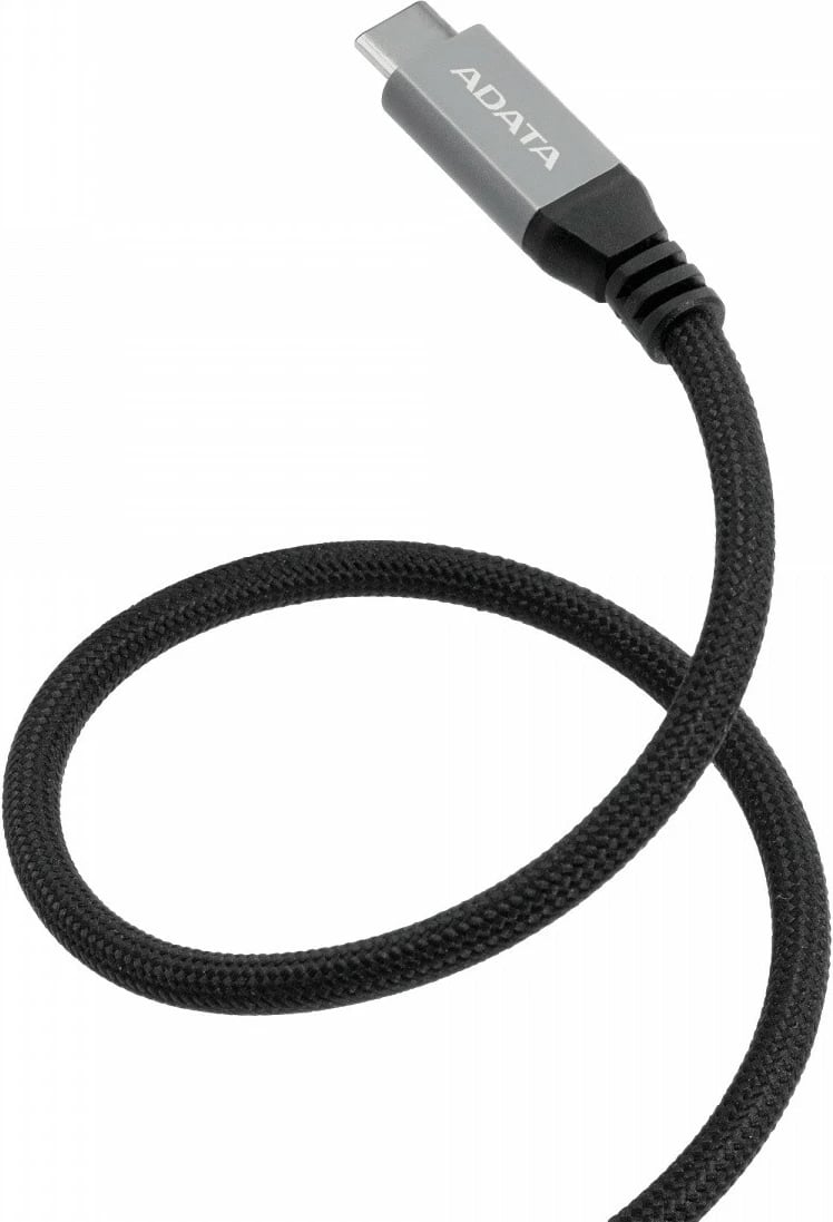 Kabllo USB-C në USB-C magnetike, Adata, CACCU3-100W-100AN-BK, USB 3.2 Gen 2 10Gbps PD 100W 1m, e zezë