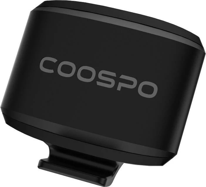 Sensor shpejtësie Coospo BK9S për biçikletë, Bluetooth 5.0 & ANT+, i zi