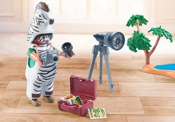 Set figurash Playmobil Wiltopia 71295 Safari Trip me fotografe kafshësh, plastikë