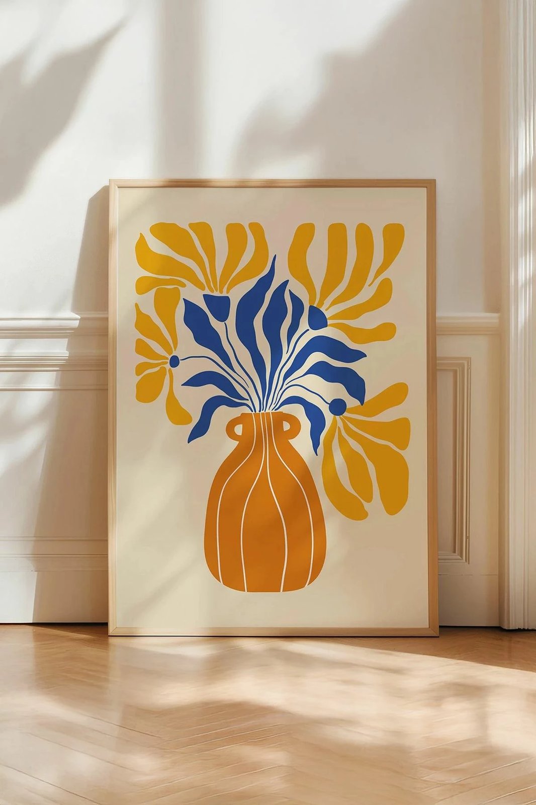 Pikturë dekorative me kornizë, Wallity, Ersy1Ham25, shumëngjyrëshe, 33x48cm