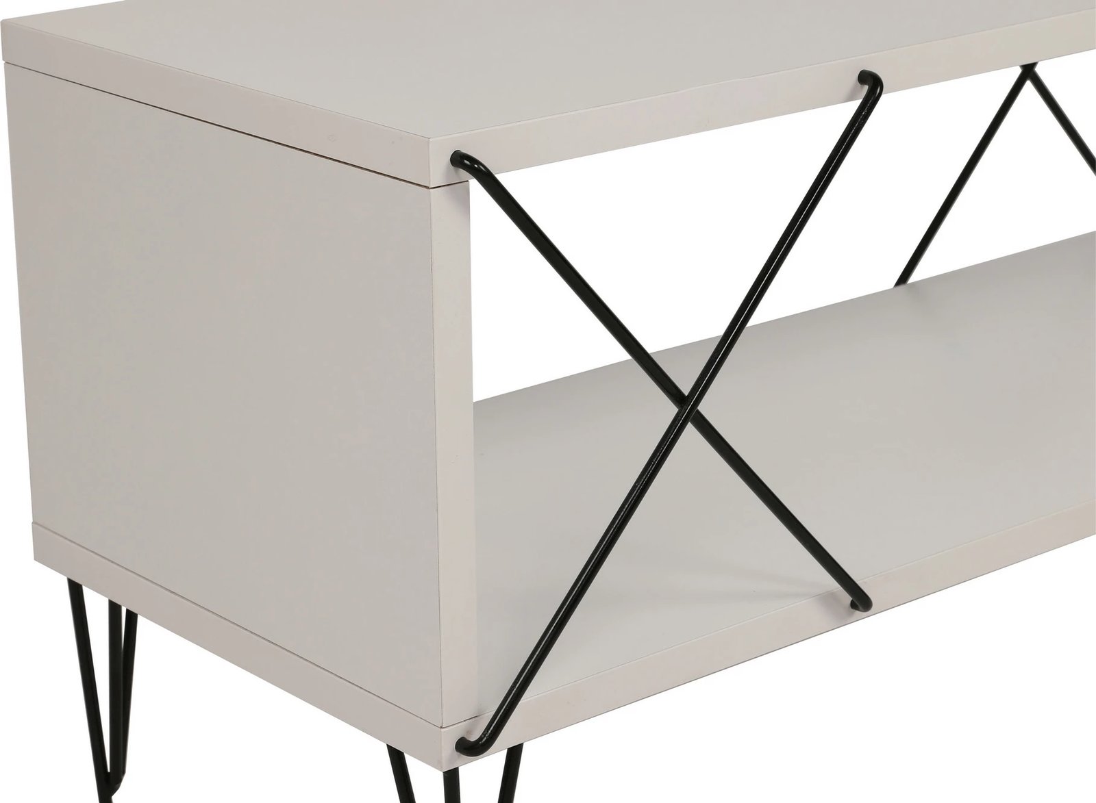 Mbajtës TV Hanah Home, Street, ngjyrë e bardhë