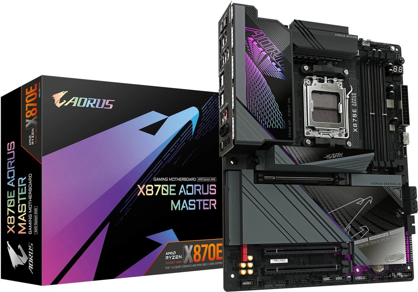 Pllakë amë Gigabyte X870E AORUS MASTER, Socket AM5, DDR5, Wi-Fi 7