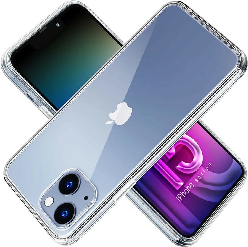 Mbështjellës 3MK Clear Case për iPhone 15 Plus / iPhone 14 Plus, Transparent