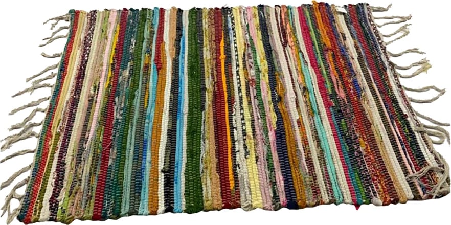 Qilim Remy për korridor, pambuk-poliester, shumëngjyrësh, 70x140cm