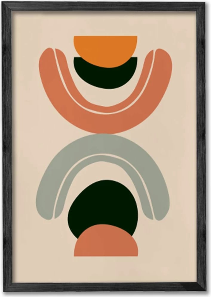 Pikturë dekorative me kornizë (3 copë), Wallity, Ersy3Syhcrv22