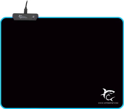 Mousepad White Shark 35x25cm LED MP-1862 - LUMINOUS L
