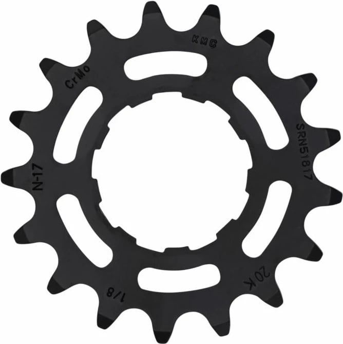 Dhëmbëz biçiklete KMC për meshkuj, e zezë