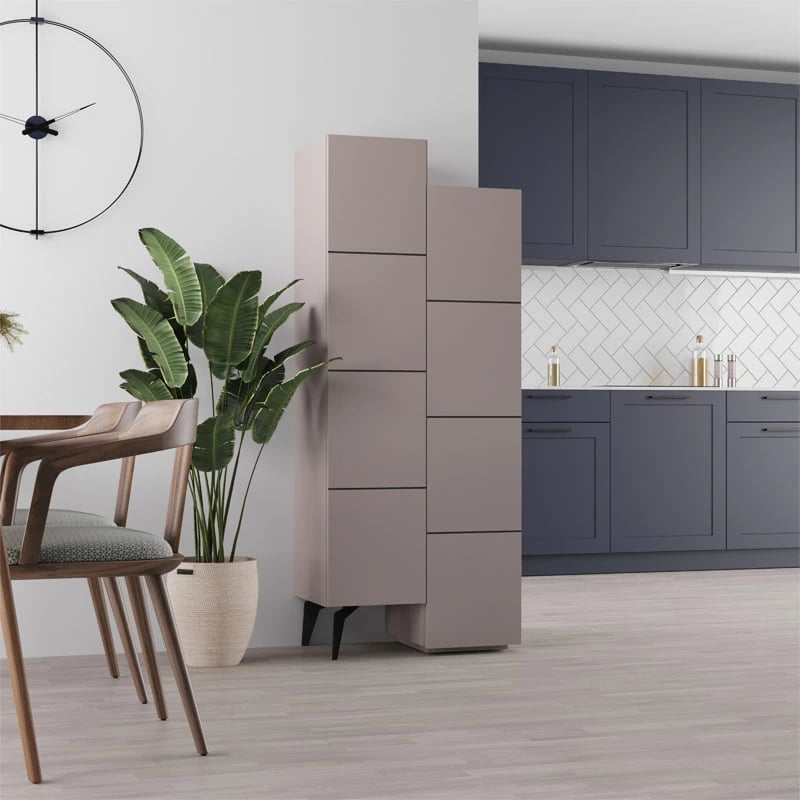 Dollap shumëfunksional Romane mocha 62.2x37.4x155.4cm