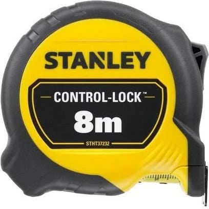Metër matës Stanley Control-Lock 8m, i verdhë/zi