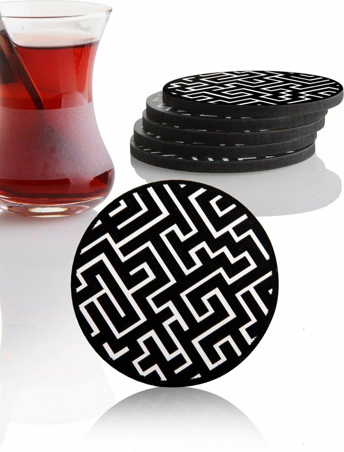 Nënkupa druri për gota, 6 copë, Hermia, PLT0232
