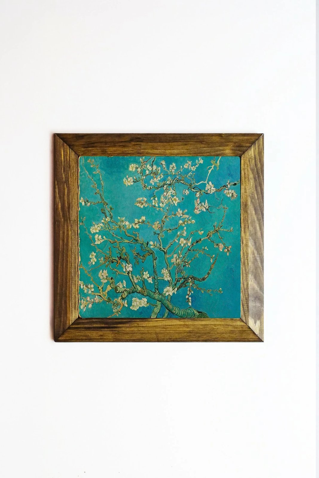 Pikturë dekorative me kornizë, shumëngjyrëshe, Ersytastablo54 - 26, 26x26cm