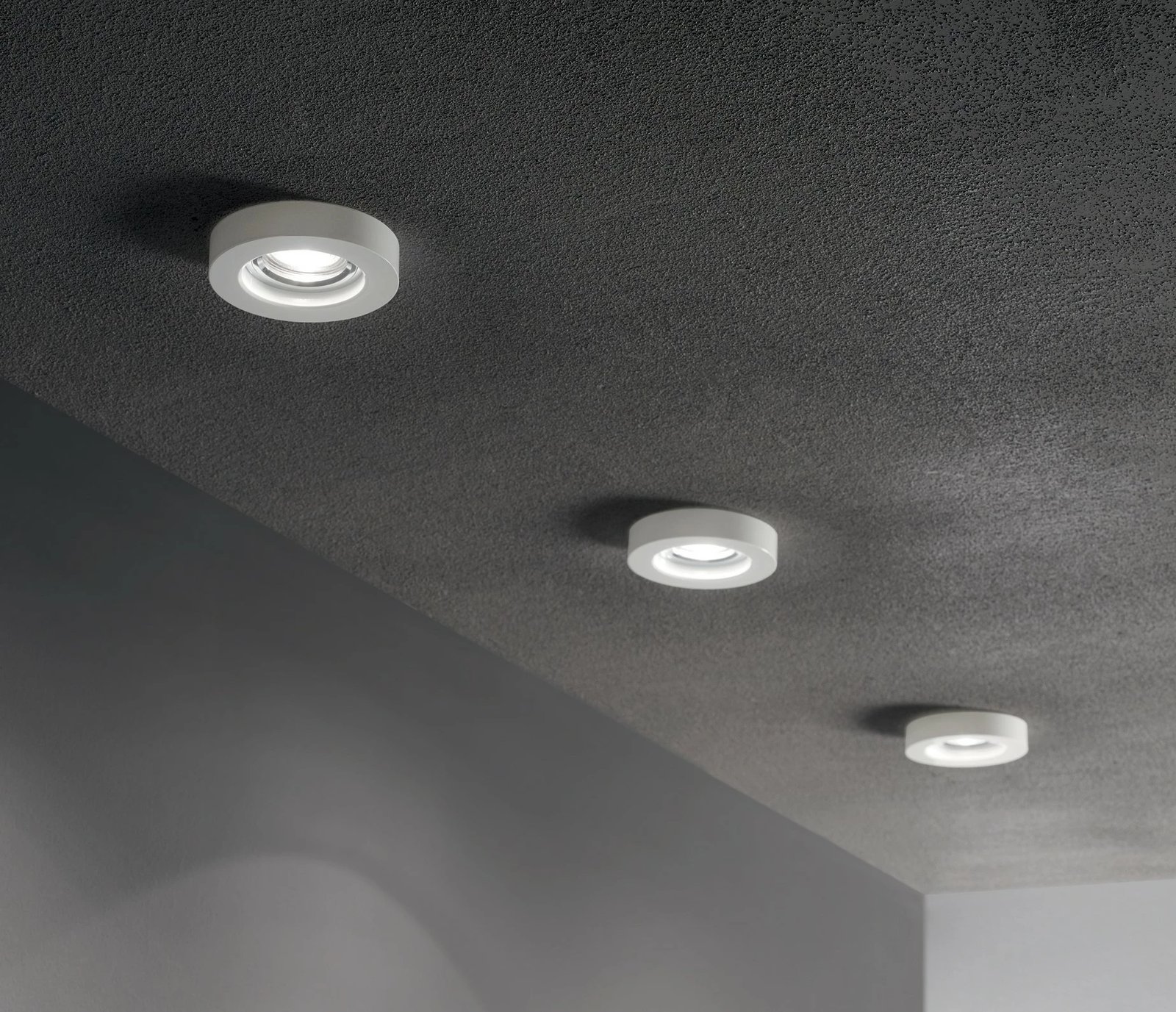 Ndriçues të integruar në tavan Blues fi round