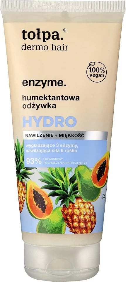 Balsam për flokë për femra Tołpa Dermo Hair Enzyme Humectant Hydro, 200ml