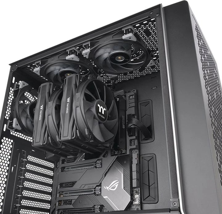 Kasë ftohëse për procesor Thermaltake TOUGHAIR 710, 2x140mm, 7 tuba bakri, TDP 250W, e zezë