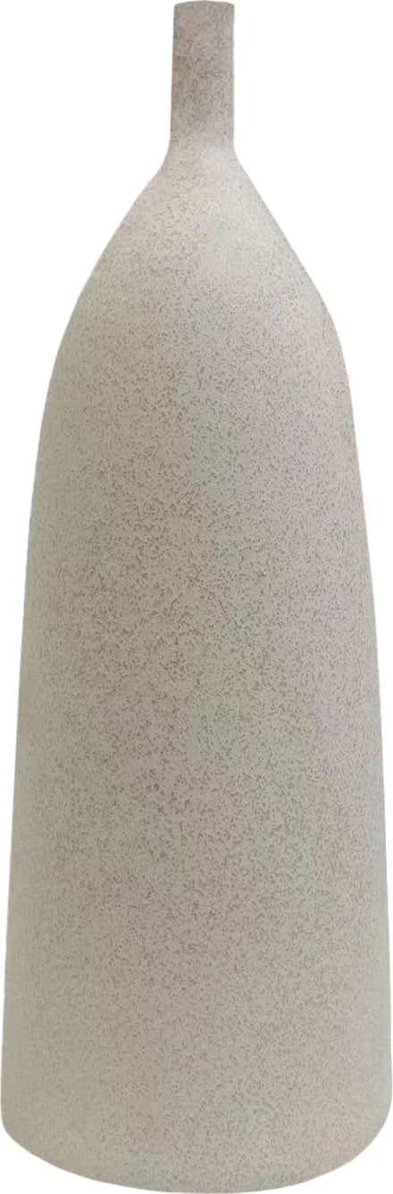 Dekor tavoline prej qeramike GALAD FH4633.01 ngjyrë e bardhë me kristalizim Φ18,5x50,5Hcm