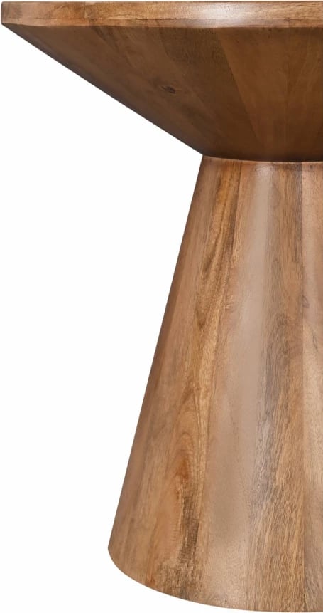 Tavolinë anësore Falso, dru mango natyral, 60x60x60