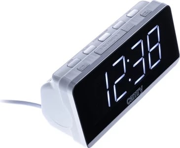Radio-Alarm me orë, Adler CR 1156, AM/FM, ekran LED 1.8", 2 alarme, 20 stacione, rregullim ndriçimi, rezervë me bateri, zi