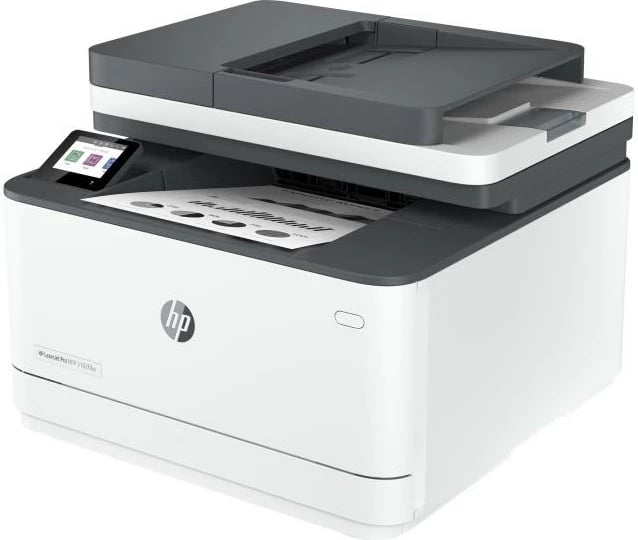 Printer multifunksional, HP LaserJet Pro MFP 3102fdw (3G630F#B19), laser mono, ADF, ekran me prekje, bardhë/gri