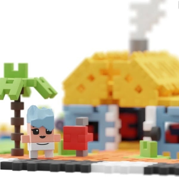 Set lodrash ndërtimi Marioinex Mini Waffle City House, 148 pjesë, shumëngjyrëshe