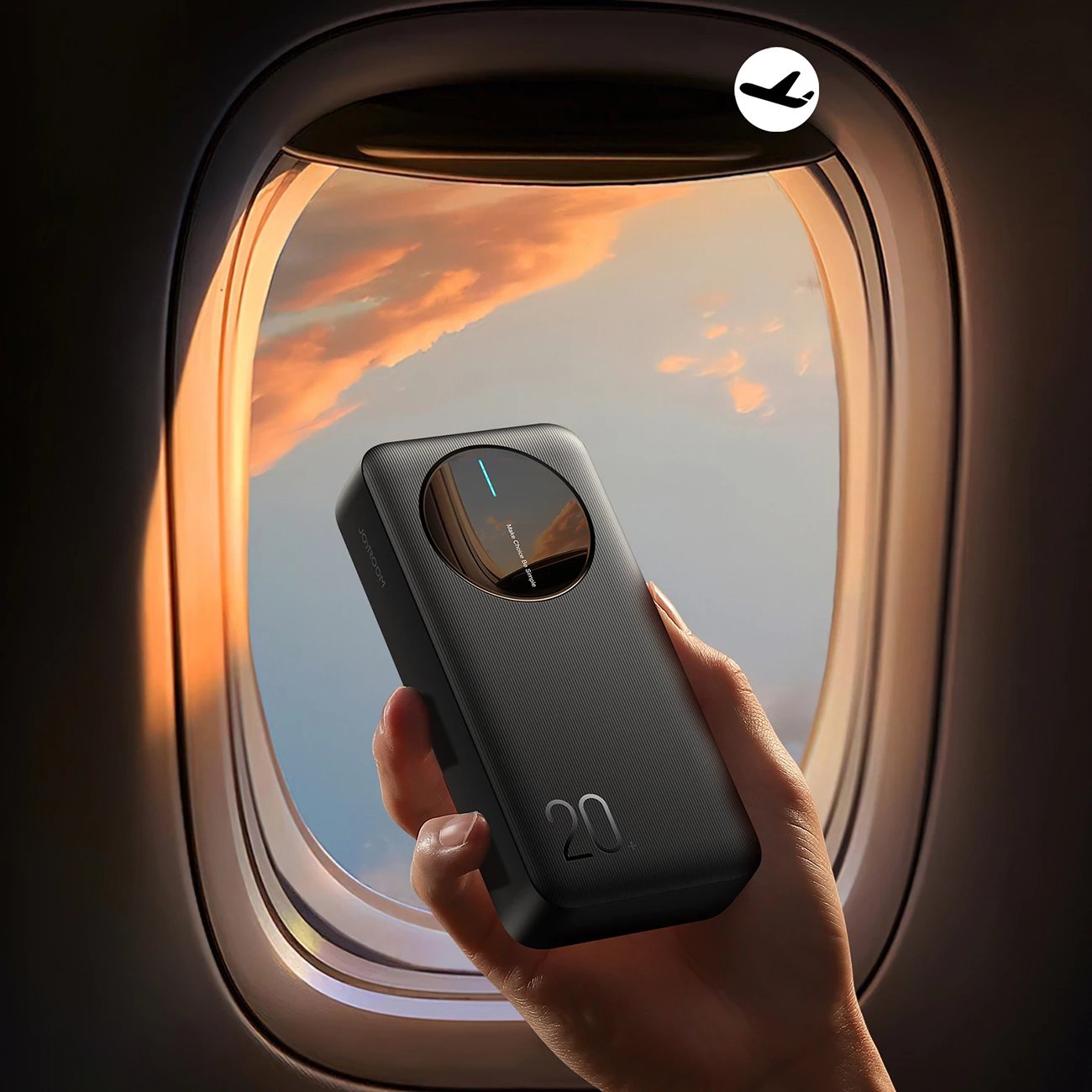 Powerbank Joyroom JR-PBF14, 20000mAh, 2x USB-A, 1x USB-C, e zezë