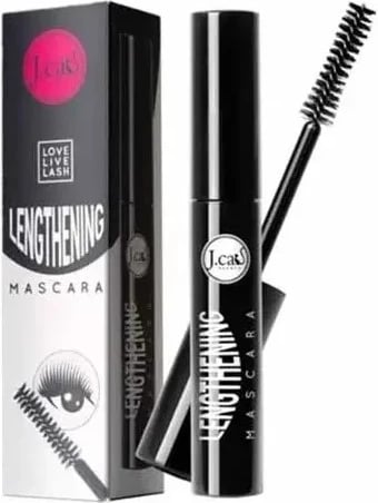 Maskarë J.CAT BEAUTY Masc Love Lish Lash Lengthening unisex e zezë