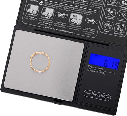 Peshore precize, Adler, AD 3176, kapacitet 100 g / saktësi 0.01 g, ekran LCD me ndriçim, e zezë