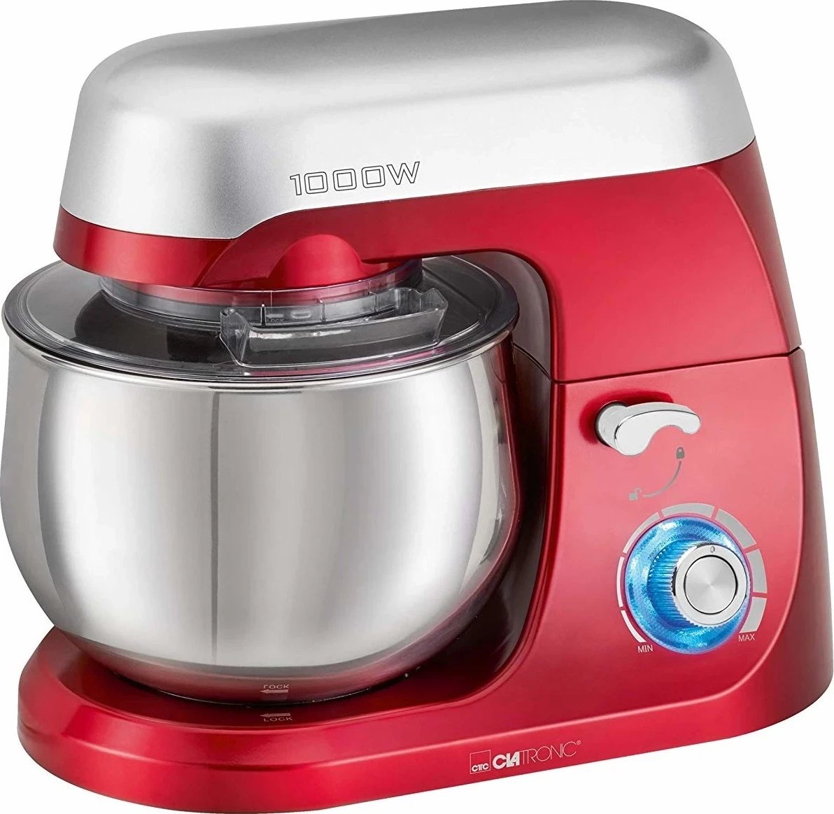 Mikser Clatronic KM 3709, 5L, 1000W, i kuq