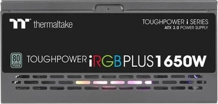 Kasë energjie Thermaltake Toughpower iRGB digital 1650W, modular, Titanium, 14cm, Gen5