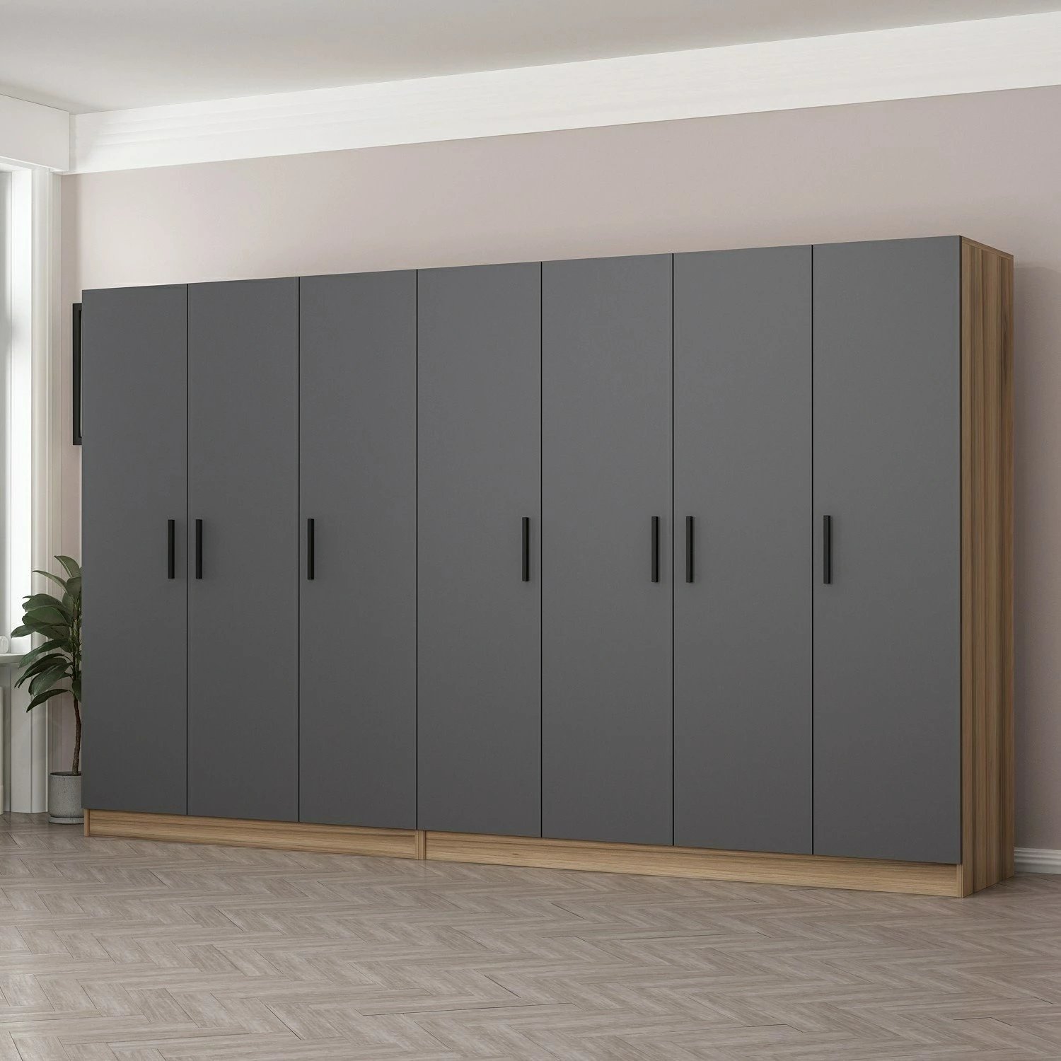 Dollap Skye Decor, anthracite, Kale - 7513